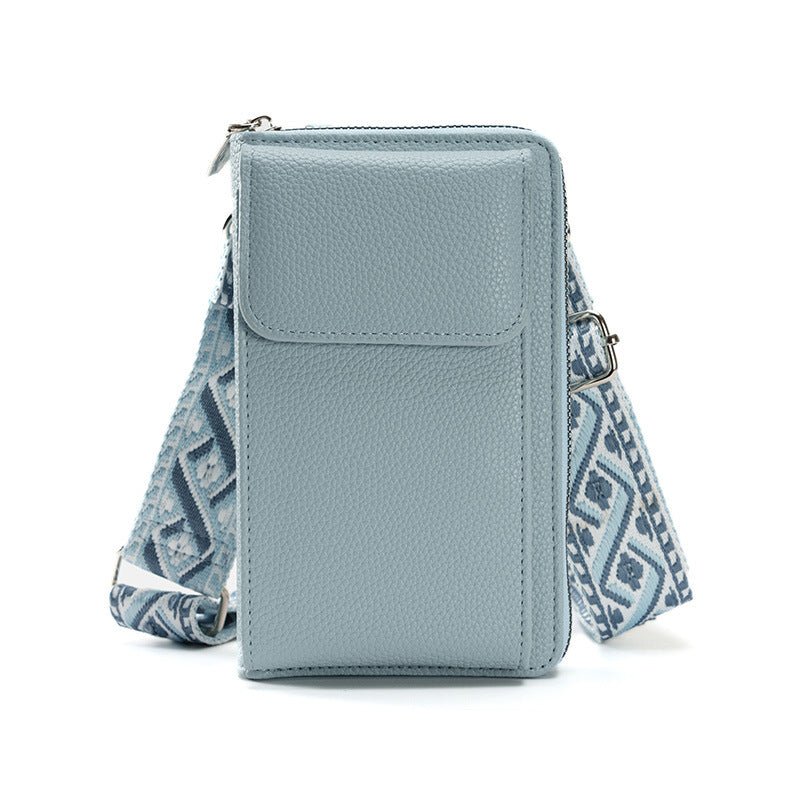 Stylish Mini Shoulder Bag for Smartphones and Money Cards