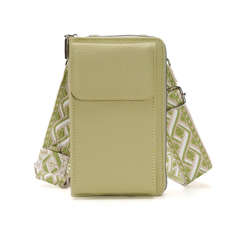 Stylish Mini Shoulder Bag for Smartphones and Money Cards