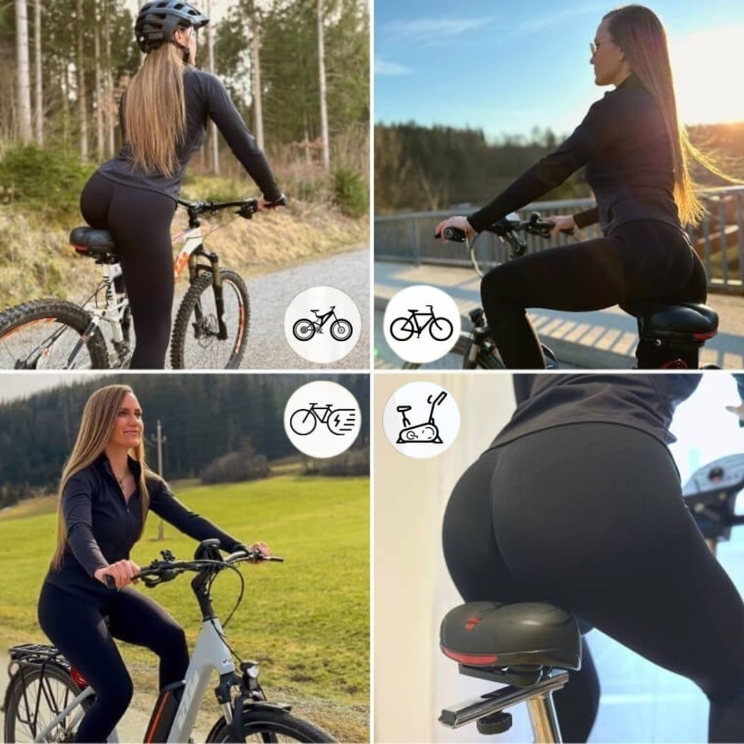 Komfortabler Fahrradsattel für Männer und Frauen mit Federung