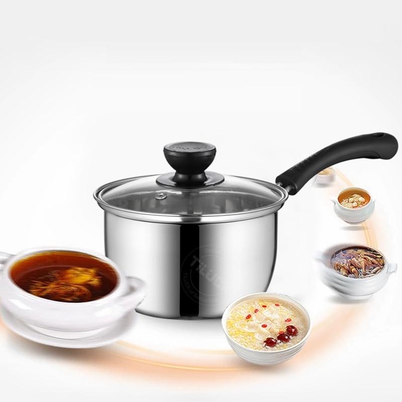 Edelstahl-Kochtopf mit Sichtdeckel für vielseitiges Kochen