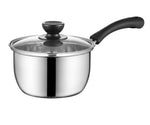 Edelstahl-Kochtopf mit Sichtdeckel für vielseitiges Kochen