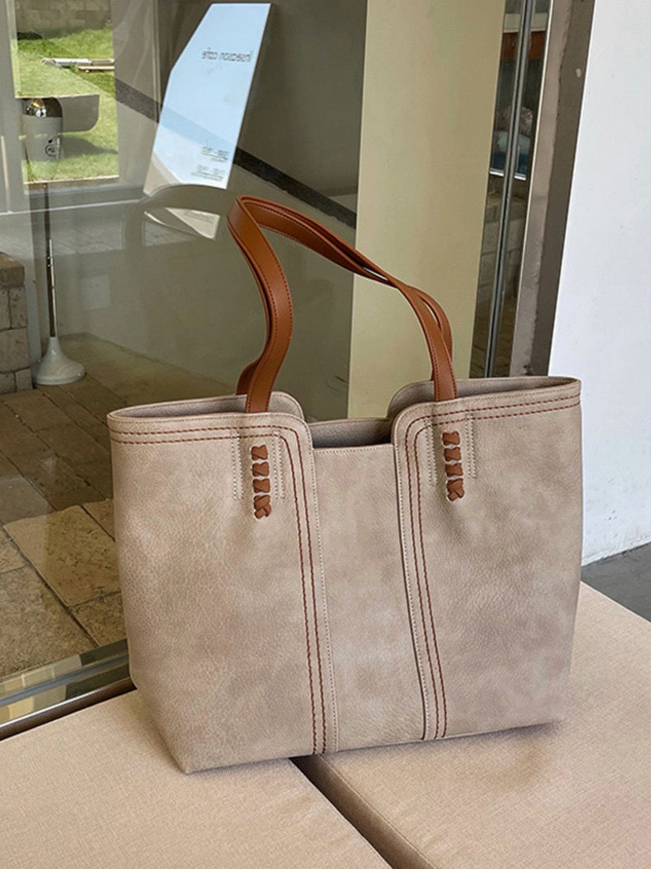 NaturaStyle - Elegant Shoulder Bag in Vintage Look
