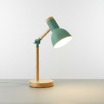 Modern Desk Lamp with Wood and Metal Design for Home Lighting