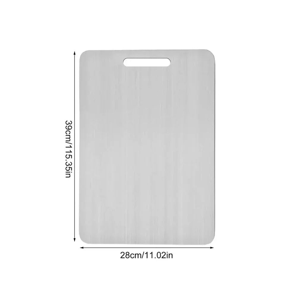 Hygienisches Edelstahl-Schneidebrett für alle Küchenbedürfnisse