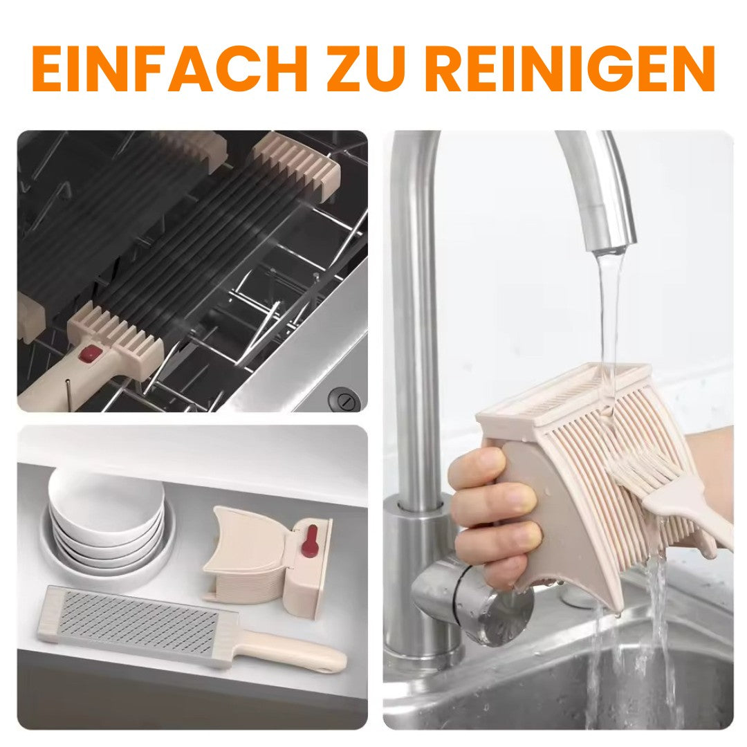 Küchenhilfe für perfektes Schneiden von Fleisch und Gemüse