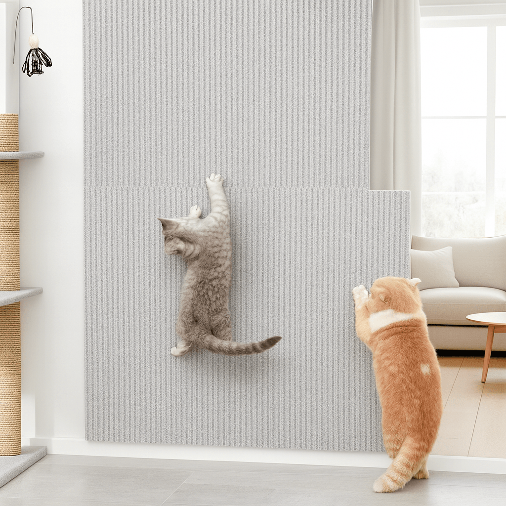 Cat Scratching Furniture Protector Plate - Self-Adhesive Design