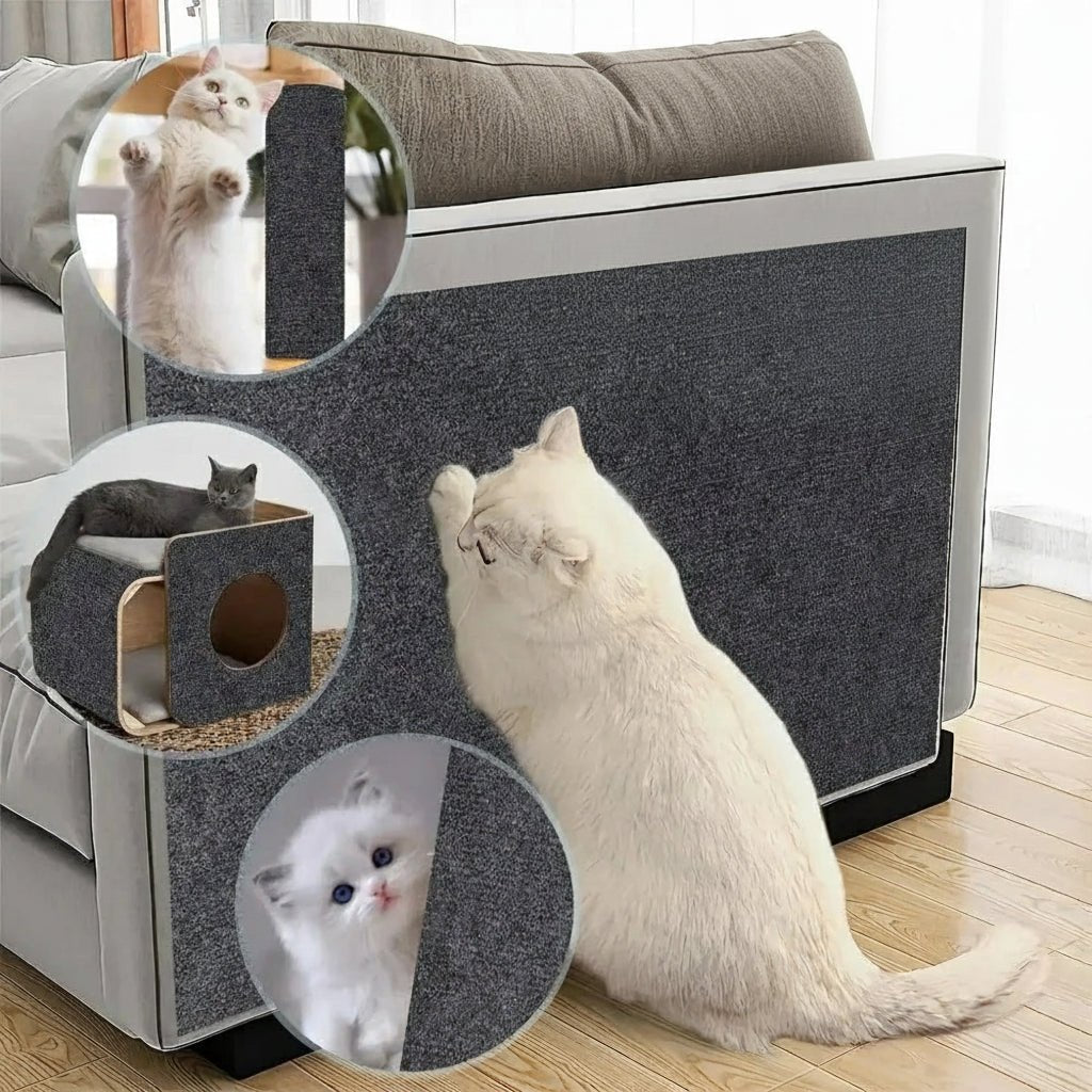 Cat Scratching Furniture Protector Plate - Self-Adhesive Design