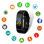 Senioren Smartwatch mit Gesundheitsmonitor und großem LED-Bildschirm