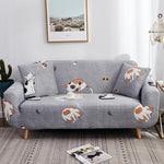 Cat pattern sofa cover for a lively living atmosphere