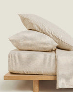Elegant bedding set made of high-quality linen and cotton