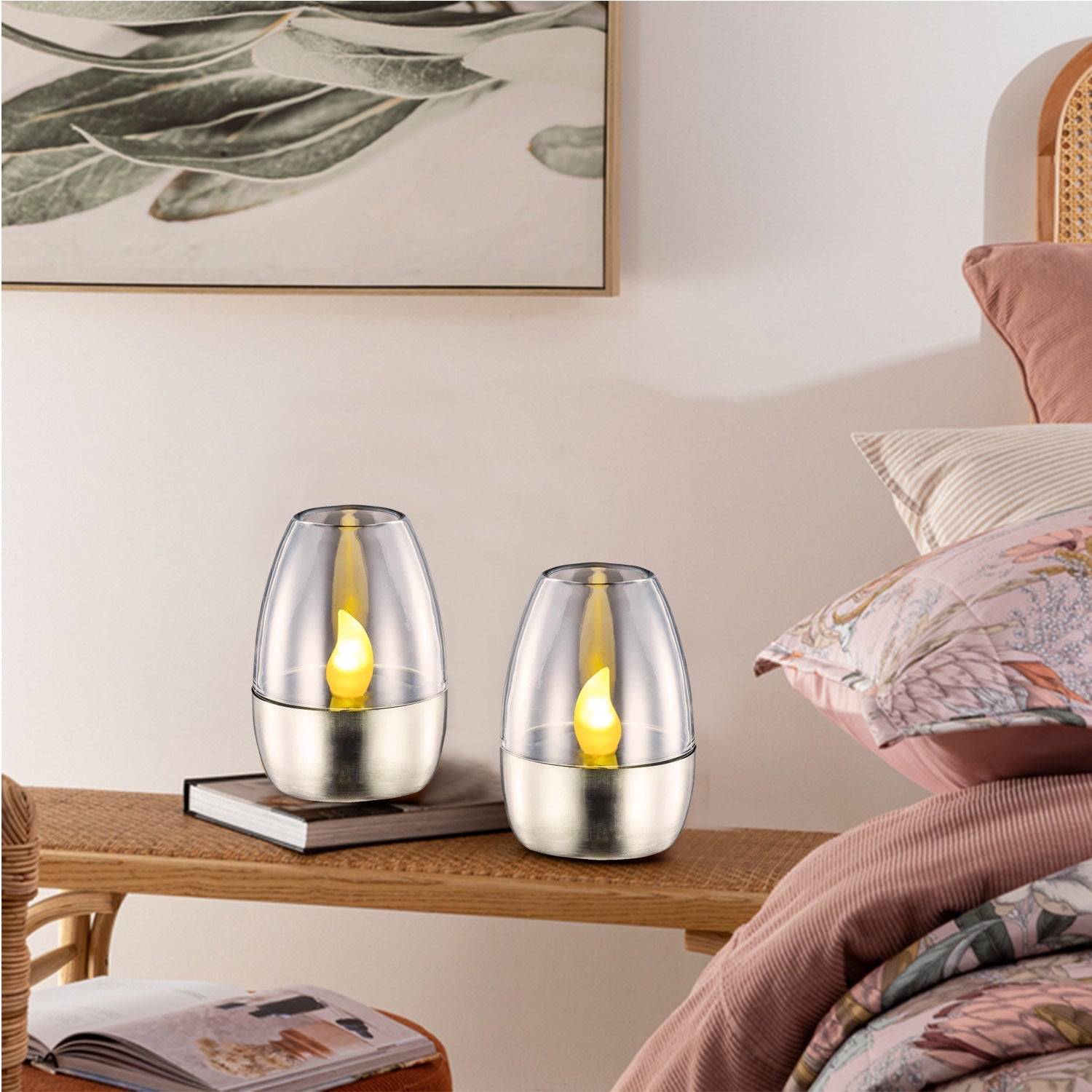 Lumosol Solar LED Candlelight for the Garden – Weatherproof Lighting (Set of 3)