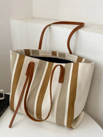 Modern Striped Canvas Bag for Any Occasion