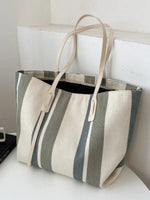 Modern Striped Canvas Bag for Any Occasion