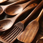 Essgeschirr Set aus Teakholz – Voltyx Kollektion