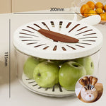 2-in-1 Drainer and Storage Basket – Easy Washing & Storing of Fruits and Vegetables