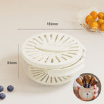 2-in-1 Drainer and Storage Basket – Easy Washing & Storing of Fruits and Vegetables