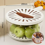 2-in-1 Drainer and Storage Basket – Easy Washing & Storing of Fruits and Vegetables