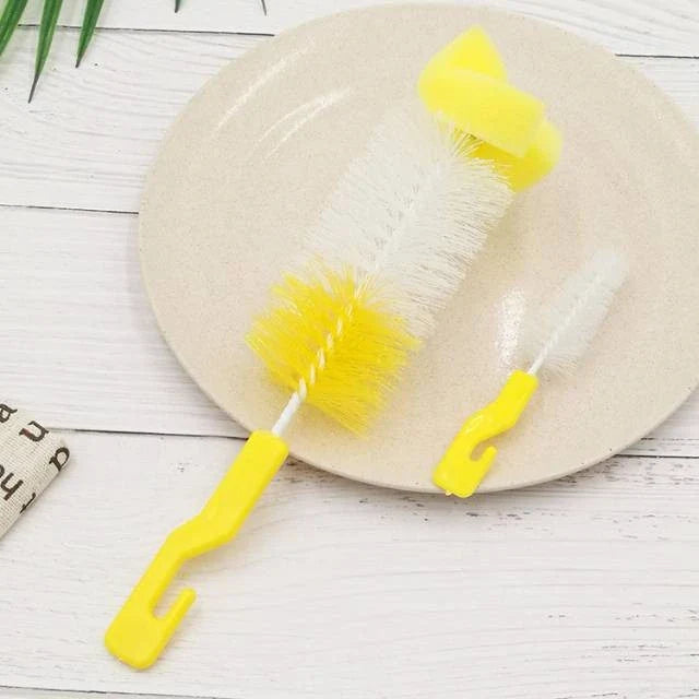 Set zur Flaschenreinigung für Säuglinge – Bürsten für Flaschen und Nuckel