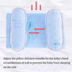 Set mit Schlaflagerungskissen für Babys – Atmungsaktives Anti-Roll-Kissen