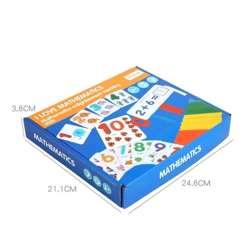Lernspiel mit Mathematikstäbchen für Kinder
