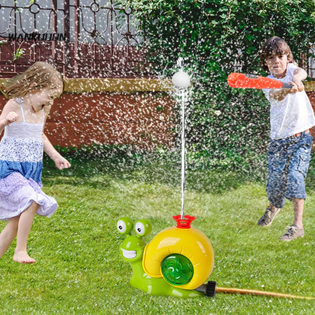 Wasserspielzeug in Schneckenform für Baseball