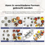 Drehbares Servier-Set für den Esstisch – 8 rutschfeste Platten