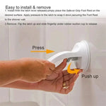 Ergonomische Fußstütze für sicheres Duschen und Rasieren