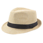 Elegant Linen Hat with Wide Brim for Stylish Occasions