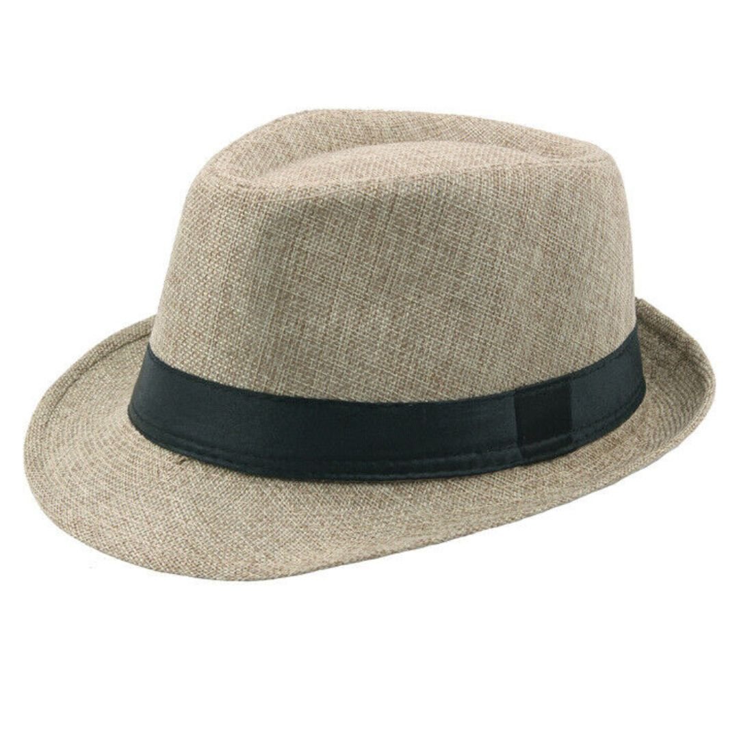 Elegant Linen Hat with Wide Brim for Stylish Occasions
