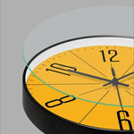 Contemporary Wall Clock for Quiet Home Decoration in Nordic Style
