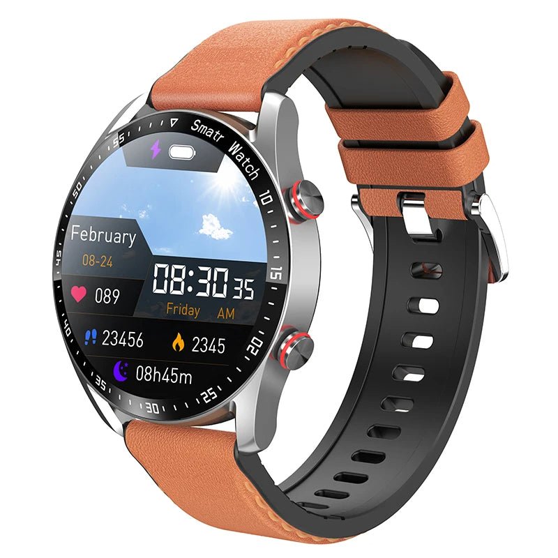 Elegant Smartwatch with Glucose Test and Health Monitoring