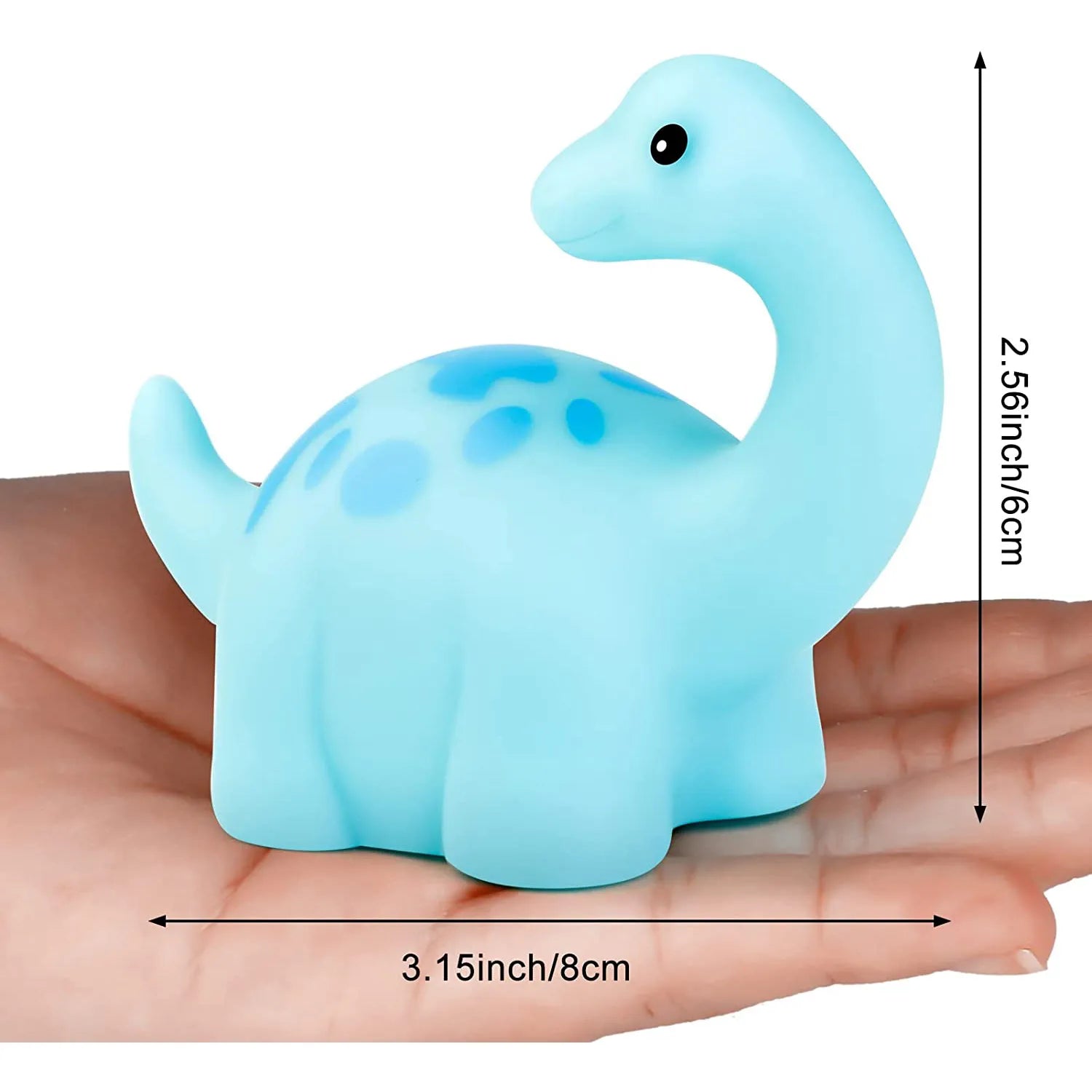 Glühendes Dinosaurier Spielzeug für die Badewanne