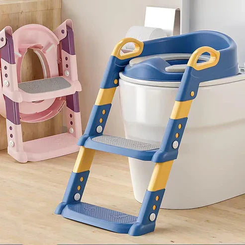 Kindertoilettensitz mit Stufen für sicheres Sitzen
