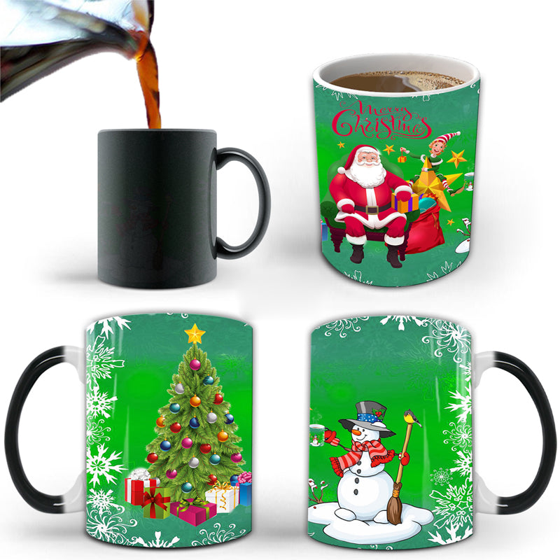 Farbwechselnder Thermobecher für Weihnachten