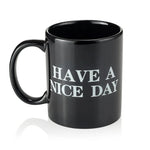 Kaffeebecher mit Mittelfinger – Lustiger Geschenkbecher "Schönen Tag