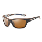 Sportliche Sonnenbrille mit UV400 Schutz und Polarisation