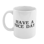 Kaffeebecher mit Mittelfinger – Lustiger Geschenkbecher "Schönen Tag