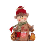 Weihnachtsgeschenkbeutel mit Reißverschlussdesign