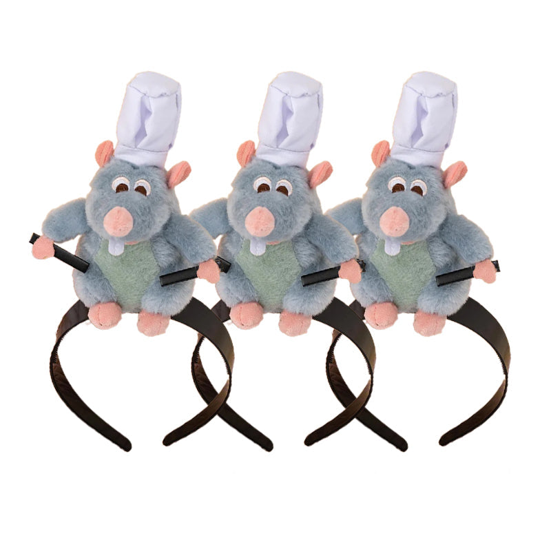 Plüsch-Haarband mit Chef Ratatouille Motiv