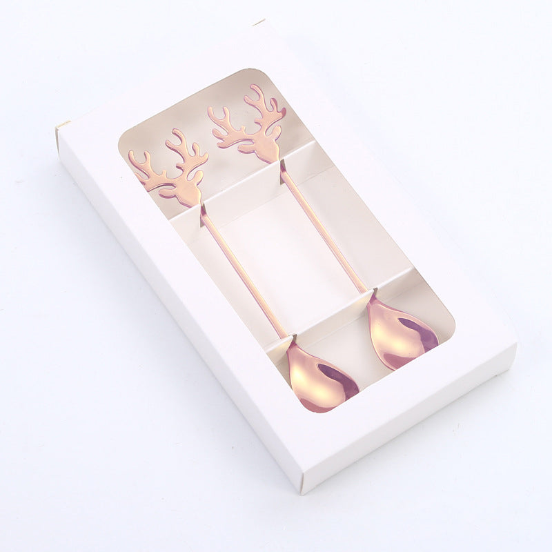 Geschenkset aus Metalllöffeln für Weihnachtsdekorationen zuhause