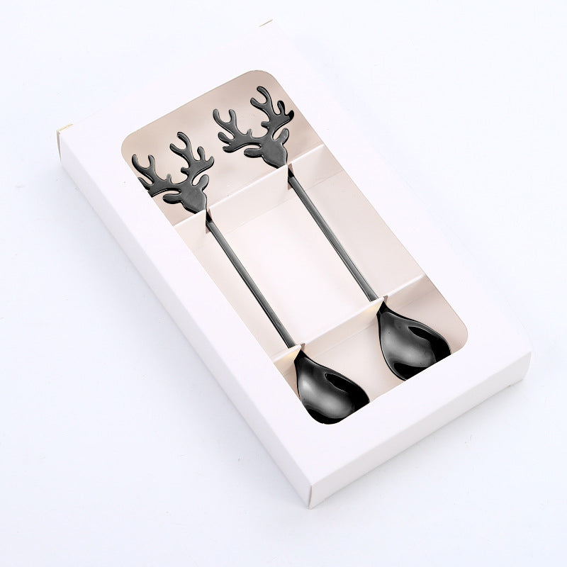Geschenkset aus Metalllöffeln für Weihnachtsdekorationen zuhause