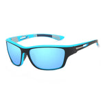 Sportliche Sonnenbrille mit UV400 Schutz und Polarisation