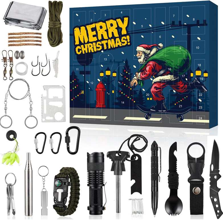 Abenteuerlicher Adventskalender für Outdoor-Fans 2024