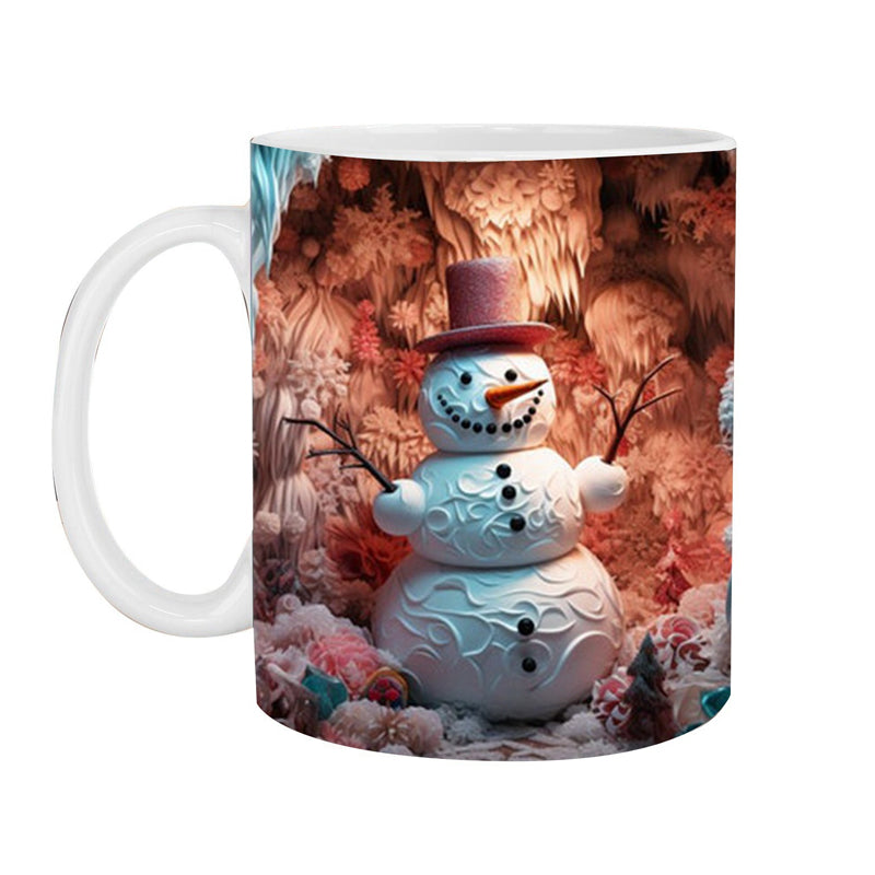 3D Schneemann Tasse