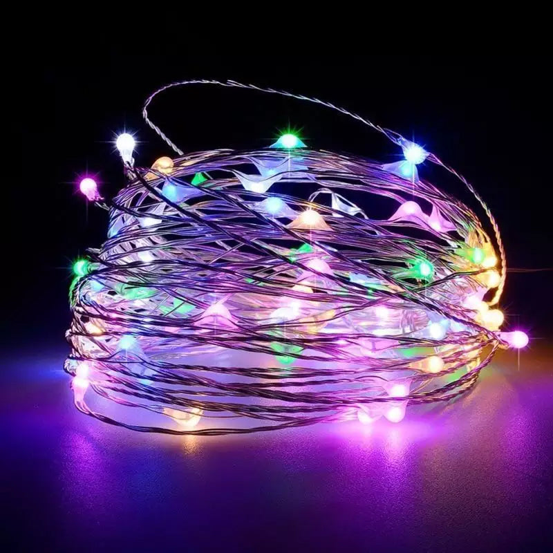 Dekorative Kupferdraht Lichterkette mit USB-Anschluss
