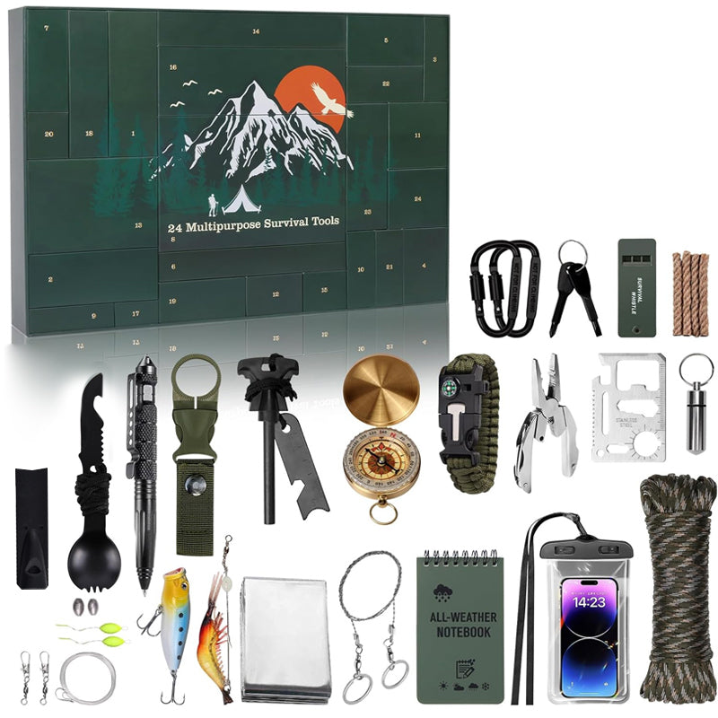 Abenteuerlicher Adventskalender für Outdoor-Fans 2024