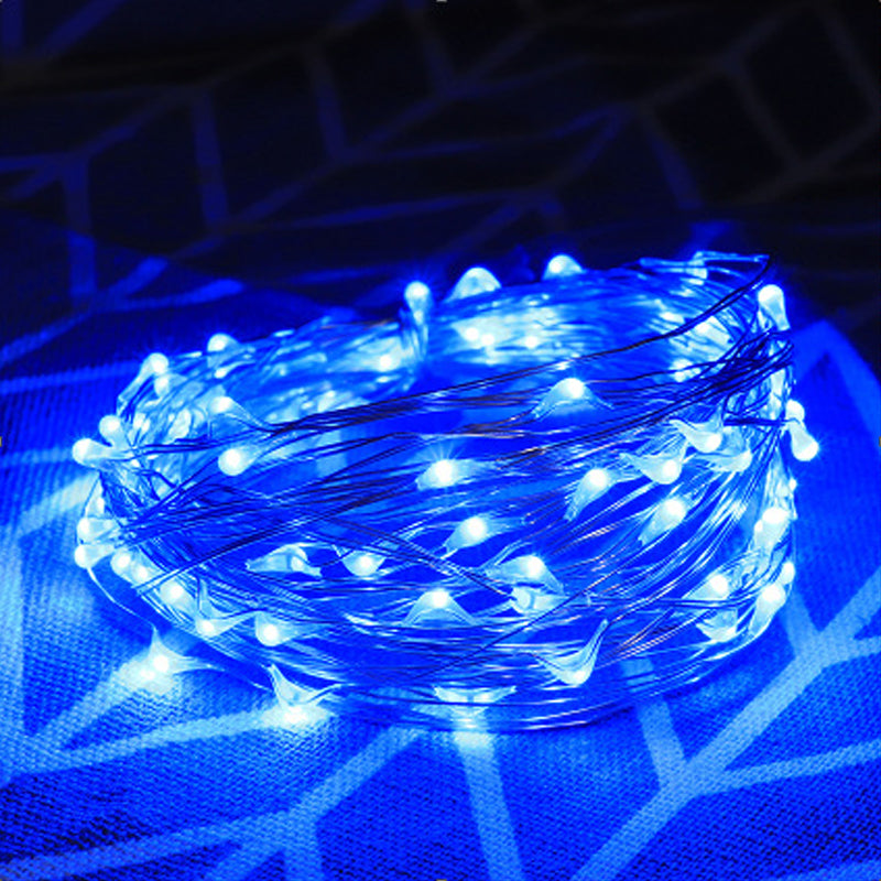 Dekorative Kupferdraht Lichterkette mit USB-Anschluss