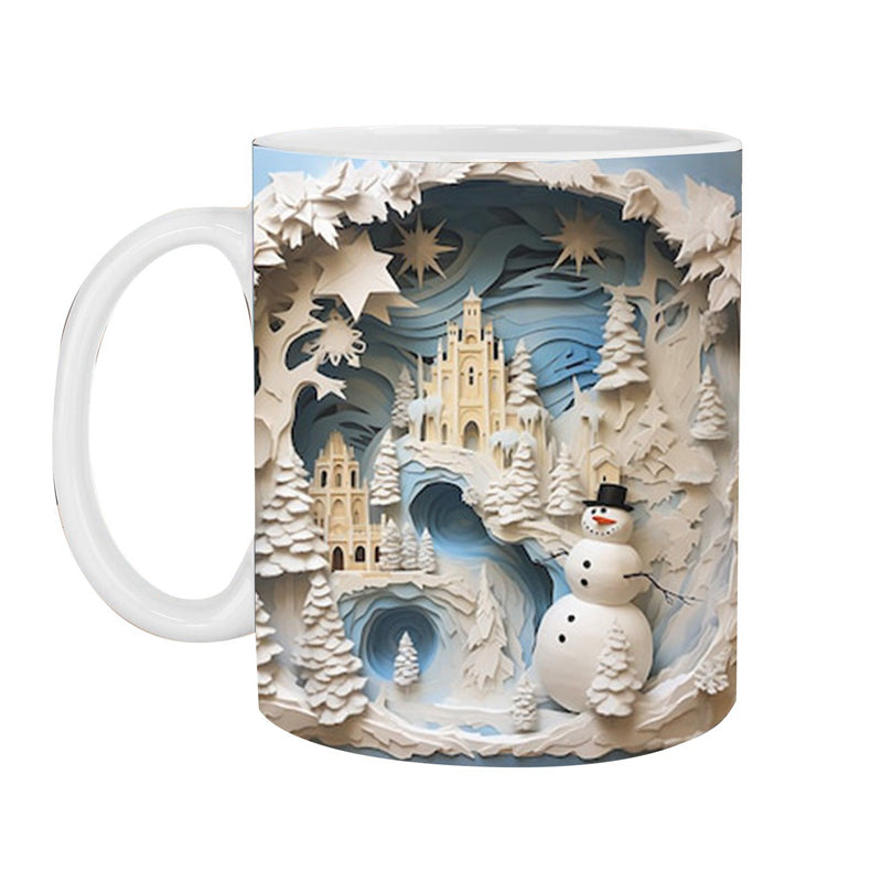 3D Schneemann Tasse