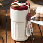 Kaffeethermoskanne mit Temperaturanzeige
