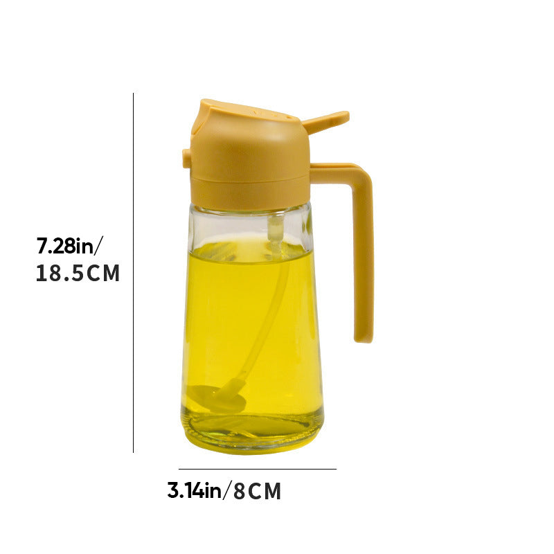 Kompakter 2-in-1 Ölspender und Sprühflasche | OelMaster
